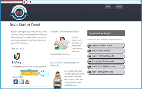 devry university student portal|Student Portal .